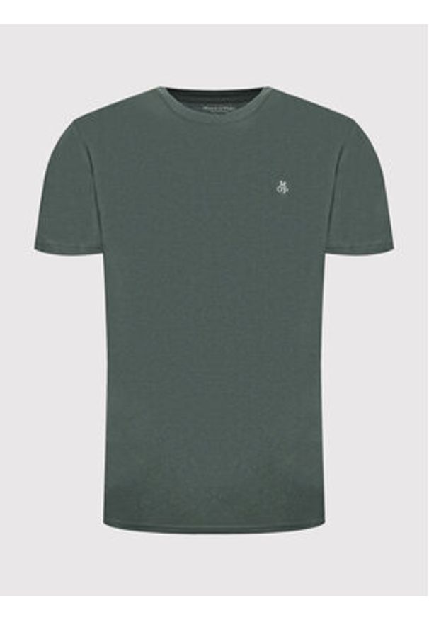 Marc O'Polo T-Shirt B21 2012 51054 Zielony Regular Fit. Typ kołnierza: polo. Kolor: zielony. Materiał: bawełna