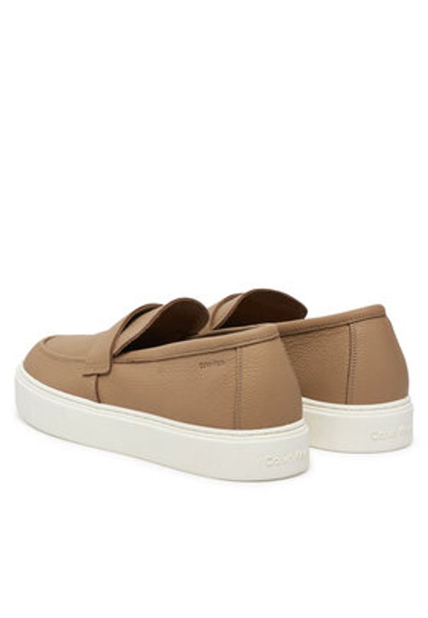 Calvin Klein Mokasyny Moccasin Lth Unlined HM0HM01813 Brązowy. Kolor: brązowy. Materiał: skóra