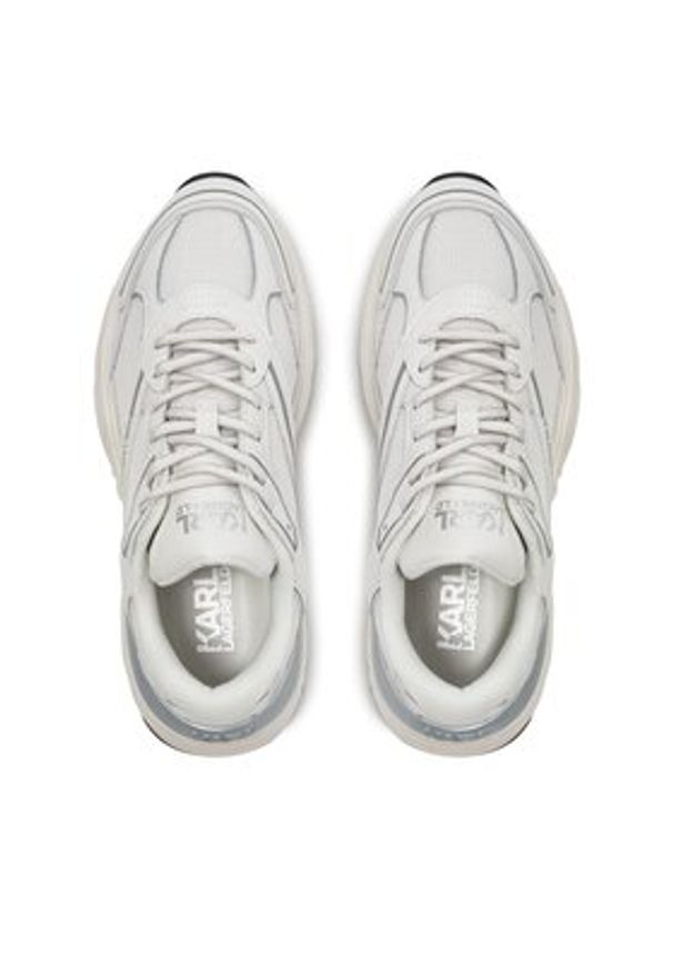 Karl Lagerfeld - KARL LAGERFELD Sneakersy KL56524 Biały. Kolor: biały. Materiał: materiał