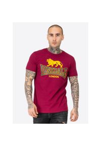 Koszulka Lonsdale Taverham. Kolor: czerwony. Materiał: materiał, bawełna #1