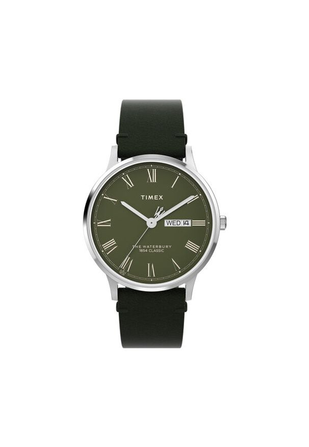 Timex Zegarek Waterbury Classic TW2W50500 Zielony. Kolor: zielony