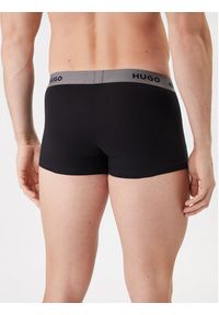 Hugo - HUGO Komplet bokserek Triplet Design 50532550 Czarny. Kolor: czarny. Materiał: bawełna #8
