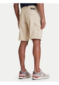 Napapijri Szorty materiałowe Noto 2.0 NP0A4HOQ Beżowy Regular Fit. Kolor: beżowy. Materiał: bawełna #3