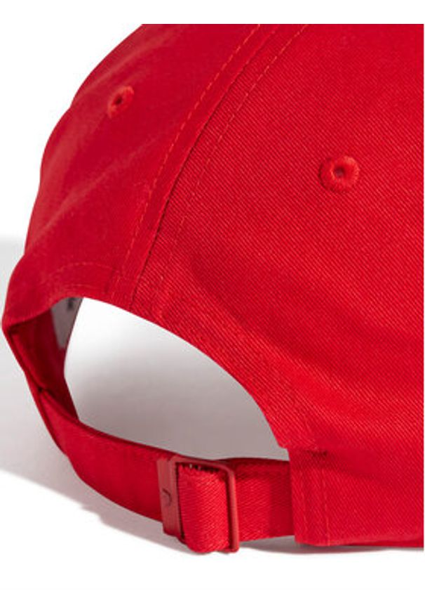 Adidas - adidas Czapka z daszkiem adicolor Classic Trefoil JC6026 Czerwony. Kolor: czerwony. Materiał: bawełna