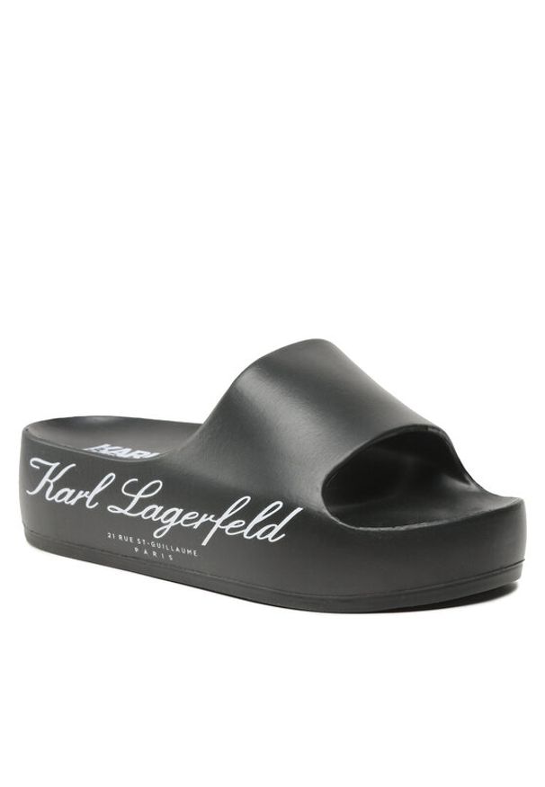 Karl Lagerfeld - KARL LAGERFELD Klapki KL86000 Czarny. Kolor: czarny