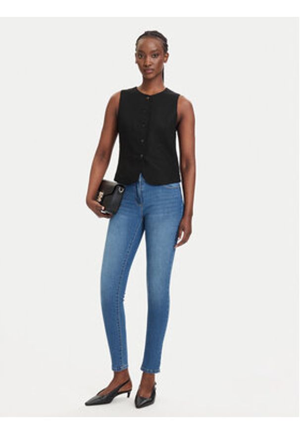 Morgan Jeansy 241-PARDA Niebieski Slim Fit. Kolor: niebieski