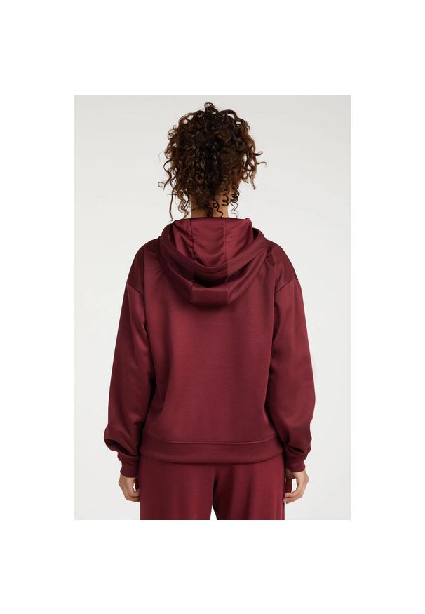 Bluza z kapturem O'Neill Rutile Hoodie Fleece, Kobiety. Typ kołnierza: kaptur. Kolor: czerwony. Materiał: materiał, poliester