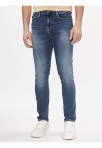Calvin Klein Jeans Jeansy Skinny J30J324198 Granatowy Skinny Fit. Kolor: niebieski