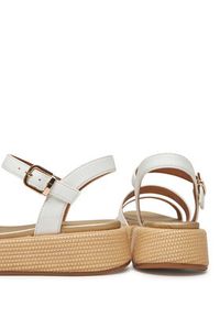 TOMMY HILFIGER - Tommy Hilfiger Espadryle T3A2-33793-0326 S Biały. Kolor: biały. Materiał: skóra #7