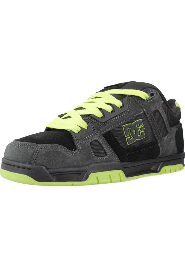 DC Shoes - Buty DC STAG Szary. Kolor: szary. Materiał: tkanina, skóra