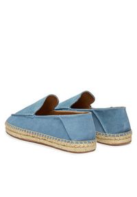 BOSS Espadryle Madeira 50563149 Granatowy. Kolor: niebieski. Materiał: skóra, zamsz #5