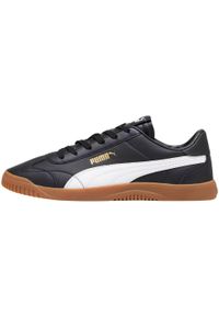 Puma - Męskie Buty Sportowe Club 5v5 Z Powlekanej Skóry. Kolor: czarny, biały, wielokolorowy. Materiał: skóra. Sport: turystyka piesza