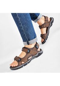 CMP Sandały Almaak Hiking Sandal 38Q9947 Brązowy. Kolor: brązowy. Materiał: nubuk, skóra #6