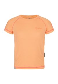 T-shirt techniczny dziewczęcy Kilpi TECNI-JG. Kolor: pomarańczowy, różowy, wielokolorowy