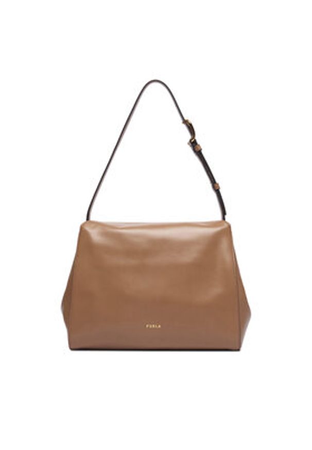 Furla Torebka Domus S WB01862 BX4185 IT 4489S Brązowy. Kolor: brązowy. Materiał: skórzane