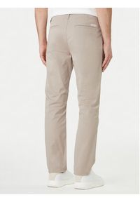 Calvin Klein Jeans Spodnie materiałowe LV04RF618G Beżowy Slim Fit. Kolor: beżowy. Materiał: bawełna #4