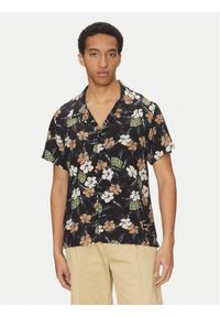 BOSS Koszula Beach 50535793 Czarny Regular Fit. Kolor: czarny. Materiał: wiskoza #1