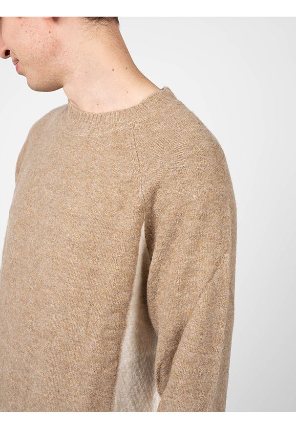 Pepe Jeans Sweter "Monroi" | PM702273 | Monroi | Mężczyzna | Piaskowy, Beżowy. Okazja: na co dzień. Kolor: beżowy. Materiał: poliester, poliamid, akryl. Styl: casual