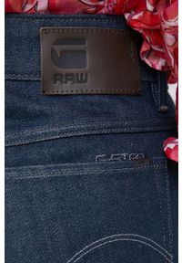 G-Star RAW - G-Star Raw jeansy D01541.C922 damskie high waist. Stan: podwyższony. Kolor: niebieski #3