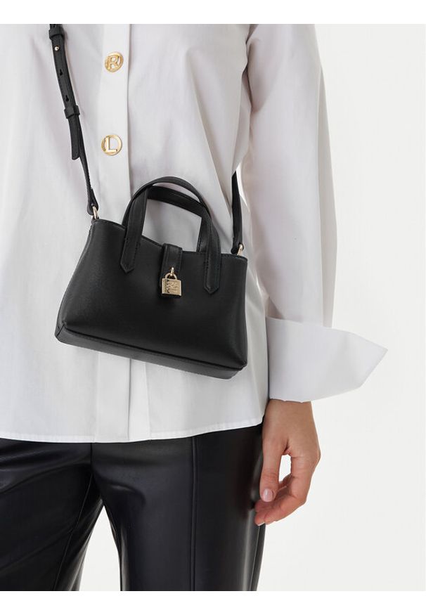 Karl Lagerfeld - KARL LAGERFELD Torebka B1W32027 Czarny. Kolor: czarny. Materiał: skórzane