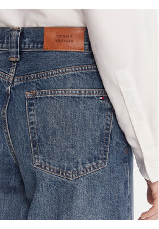 TOMMY HILFIGER - Tommy Hilfiger Jeansy WW0WW46731 Niebieski Wide Leg. Kolor: niebieski