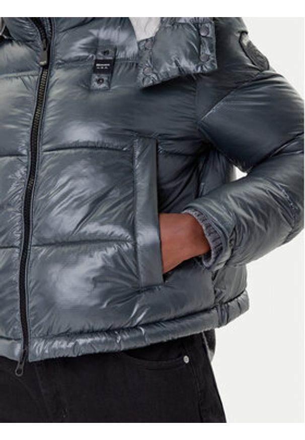 Blauer Kurtka zimowa 25WBLDC02170 Szary Regular Fit. Kolor: szary. Materiał: syntetyk. Sezon: zima