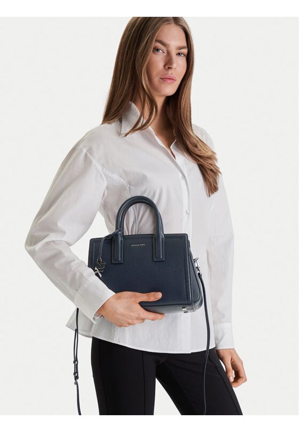 MICHAEL Michael Kors Torebka 30S5S9IS1L Granatowy. Kolor: niebieski. Materiał: skórzane