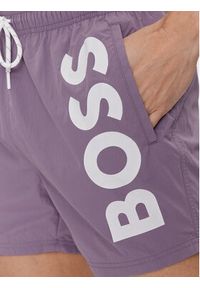 BOSS - Boss Szorty kąpielowe Octopus 50469594 Fioletowy Regular Fit. Kolor: fioletowy. Materiał: syntetyk