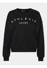 Athlecia Bluza Asport W Crew Neck EA233346 Czarny Regular Fit. Kolor: czarny. Materiał: syntetyk