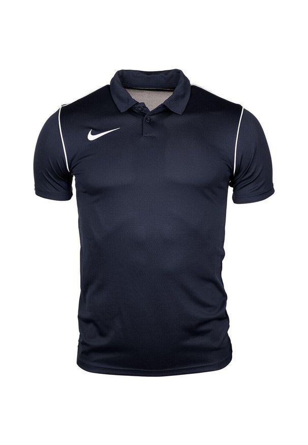 Koszulka sportowa dla dzieci Nike Dry Park 20 Polo. Typ kołnierza: polo. Kolor: niebieski