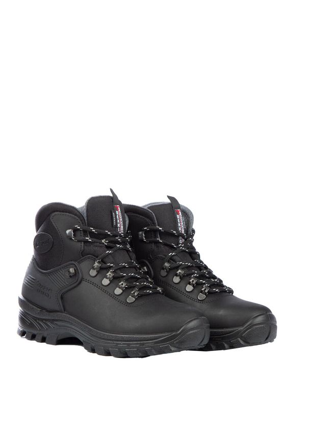 Buty męskie trekkingowe Grisport Nero Dakar Trekking. Kolor: czarny. Materiał: tkanina, materiał, skóra, syntetyk. Sport: turystyka piesza