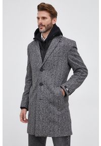 Karl Lagerfeld Płaszcz 512707.455704 męski kolor szary przejściowy. Okazja: na co dzień. Kolor: szary. Styl: casual, klasyczny #4