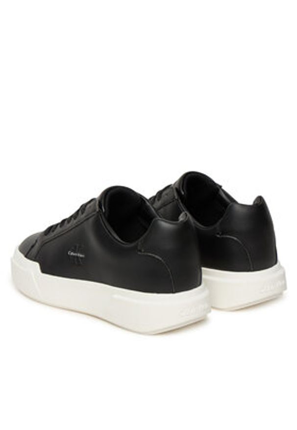 Calvin Klein Sneakersy Chunky Cupsole Laceup Lth Wn YW0YW01947 Czarny. Kolor: czarny. Materiał: skóra