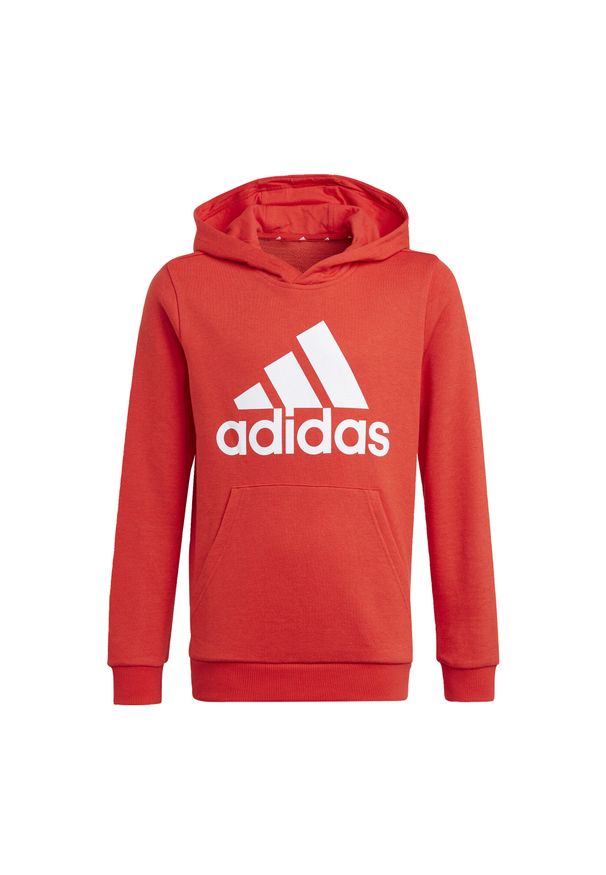 Adidas - Bluza dziecięca z kapturem adidas Essentials. Typ kołnierza: kaptur. Kolor: czerwony, biały, wielokolorowy. Sport: fitness, joga i pilates