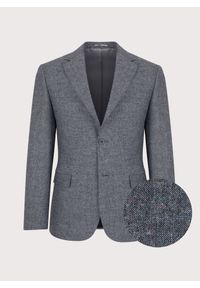 Szara marynarka męska P22WP-3X-043-S-S - Pako Lorente. Okazja: na co dzień. Kolor: szary. Materiał: jeans. Wzór: gładki. Styl: casual #1