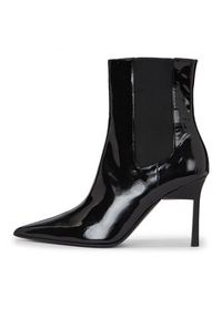 Calvin Klein Botki Geo Stiletto Chelsea Boot 90-Pat HW0HW01809 Czarny. Kolor: czarny #5