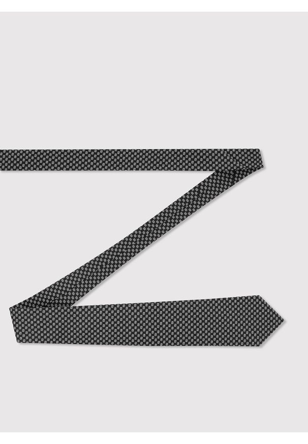 Pako Lorente - PAKO LORENTE - Jedwabny krawat z monogramem PL. Materiał: jedwab