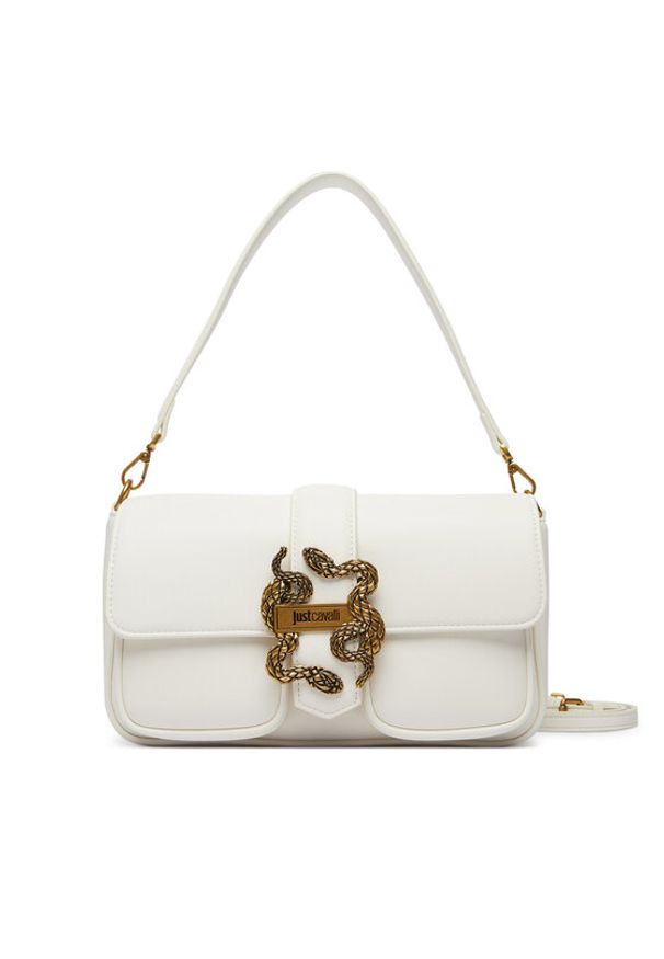 Just Cavalli Torebka 80RA4BA2 ZSA89 Biały. Kolor: biały. Materiał: skórzane
