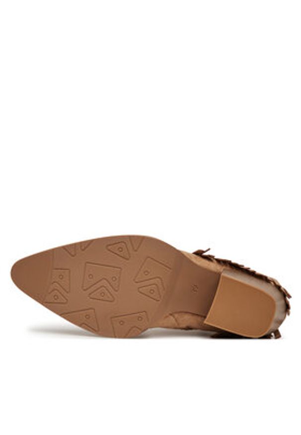 DeeZee Kowbojki HX19051-199 Beżowy. Kolor: beżowy. Materiał: materiał