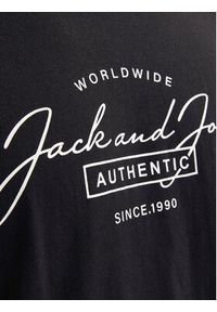 Jack & Jones - Jack&Jones T-Shirt Erris 12256799 Czarny Standard Fit. Kolor: czarny. Materiał: bawełna #4