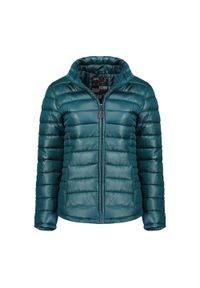 CANADIAN PEAK - Kurtka turystyczna damska Canadian Peak Colombiana. Kolor: zielony. Materiał: poliester. Sport: turystyka piesza #1