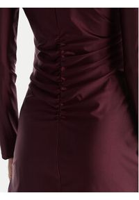 ACCESS FASHION Sukienka koktajlowa 54-3037-170 Bordowy Slim Fit. Kolor: czerwony. Materiał: syntetyk. Styl: wizytowy #2