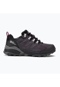 Buty trekkingowe damskie Jack Wolfskin Refugio Texapore Low. Kolor: szary, czerwony, fioletowy, wielokolorowy. Materiał: materiał, syntetyk. Sezon: lato