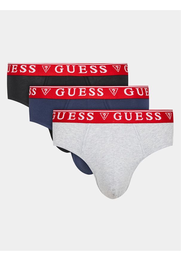 Guess Komplet 3 par slipów U97G00 K6YW1 Kolorowy. Materiał: bawełna. Wzór: kolorowy