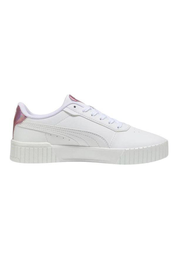 Puma - Damskie Buty Sportowe Carina 2.0 GirlPower. Kolor: biały. Styl: sportowy