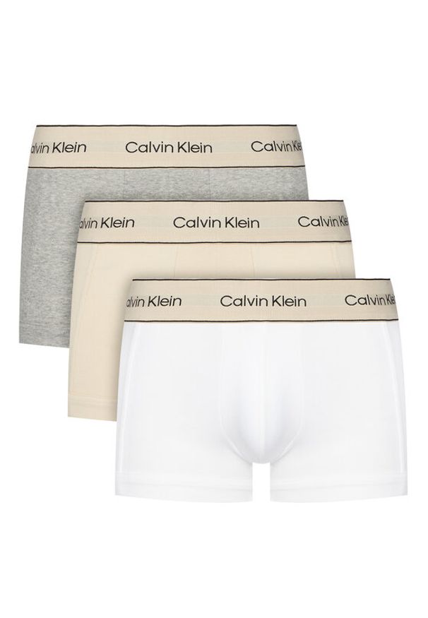 Calvin Klein Underwear Komplet 3 par bokserek LV00NB4446 Kolorowy. Materiał: bawełna. Wzór: kolorowy