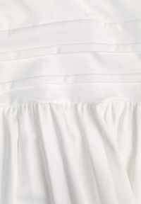 Born2be - Biała Sukienka Midi Bez Rękawów z Plisowanym Dołem Dreana. Kolor: biały. Długość rękawa: bez rękawów. Styl: elegancki. Długość: midi #6