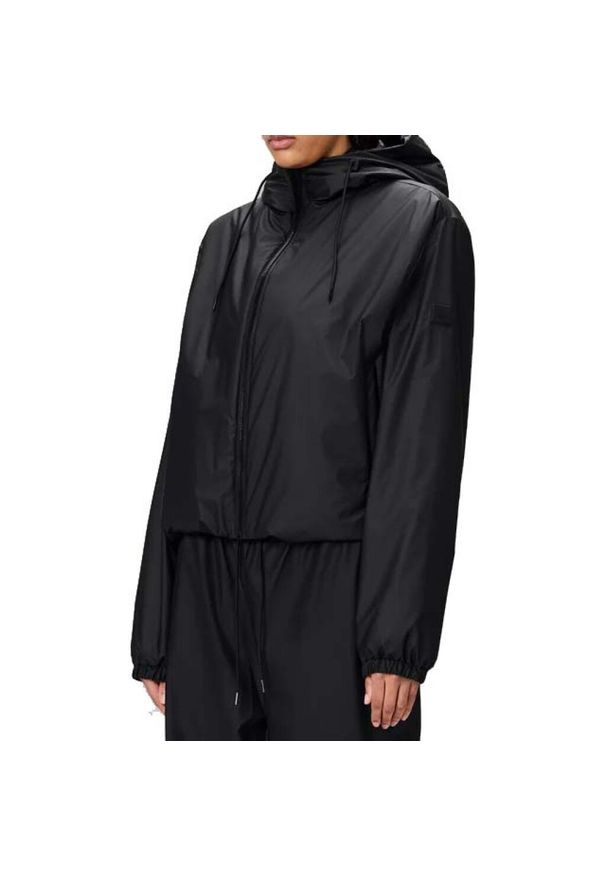 Kurtka Rains Model Lohja Short Insulated Jacket Kolor Czarny. Kolor: czarny. Materiał: syntetyk, tkanina