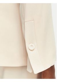 Marella Marynarka Geleda 2613041102 Beżowy Slim Fit. Kolor: beżowy. Materiał: acetat #5