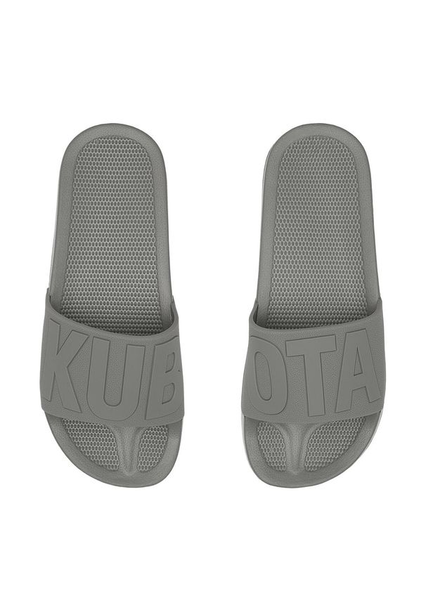 Kubota Klapki Basenowe Basic Plain. Kolor: szary. Styl: sportowy. Sport: pływanie